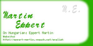 martin eppert business card